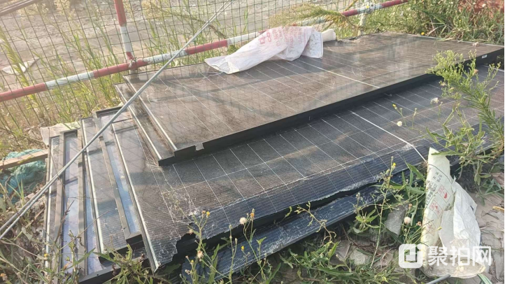破损光伏组件