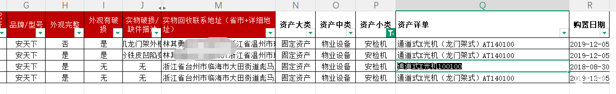 物流设备-安检机1批