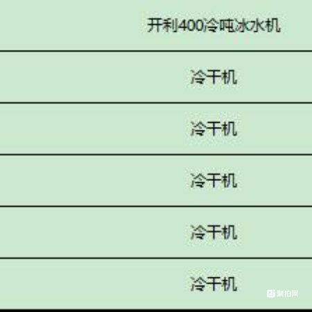 冰水机、冷干机设备一批