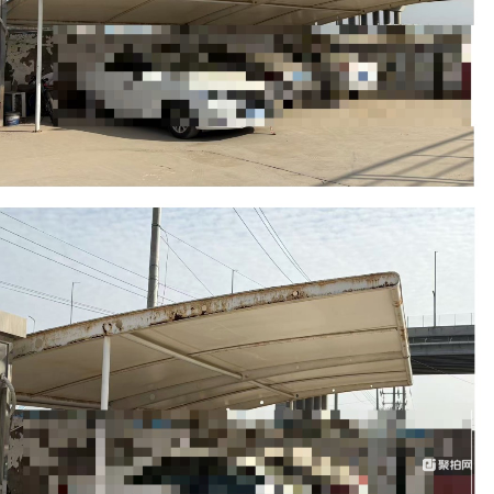 废旧机动车停车棚、彩钢板房一批